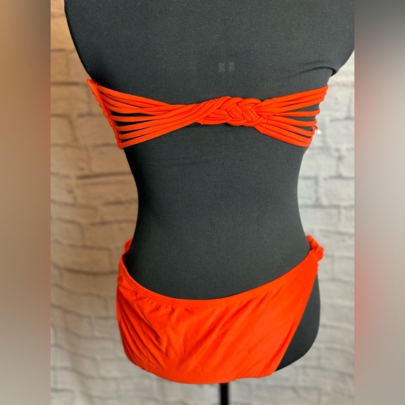 Xhilaration Orange Two-Piece Swimsuit (XL Top, L Bottom) - Picture 4 of 14